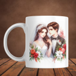 Customised Magic Mug with Photo, Name & Quote | Personalized Gift Mug for Birthday, Anniversary & Couple | 350ml Ceramic Mug