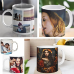 Customised Magic Mug with Photo, Name & Quote | Personalized Gift Mug for Birthday, Anniversary & Couple | 350ml Ceramic Mug