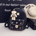 Girls 3-PCS Mini Leather Backpack Sling & Pouch Set for Women's/Rakhi gift for Sister