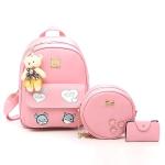 Girls 3-PCS Mini Leather Backpack Sling & Pouch Set for Women's/Rakhi gift for Sister