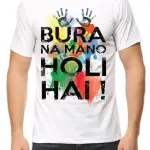 Nuoshopping Holi Printed Round Neck T-Shirt – Celebrate Colors in Style!