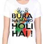 Nuoshopping Holi Printed Round Neck T-Shirt – Celebrate Colors in Style!