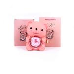 Hot sales luxury personalization packaging rotatable eternal flower ring jewelry box
