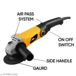 4INCH LONG HANDLE ANGLE GRINDER WITH WRENCH, HANDLE AND GAURD