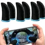 PACK OF 3 PAIR PUBG GAMING SLEEVES PACK OF 3 PAIR Anti Slip Mobile Gaming Finger Sleeve ( 6 Pieces) for PUBG/Free Fire